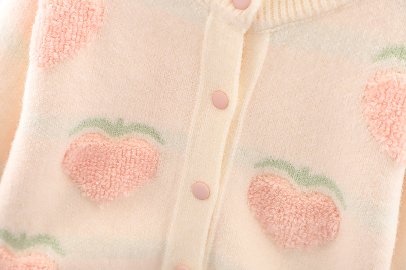 Áo len cardigan bé gái, style Hàn Quốc xinh xắn, chất len dày dặn đanh chắc, mịn ấm, họa tiết nhẹ nhàng dễ thương | MA23