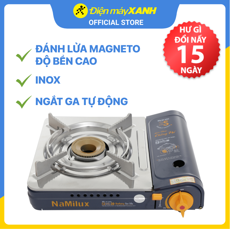 Bếp Gas Mini 2S-Pro NaMilux NH-054PS - Hàng chính hãng