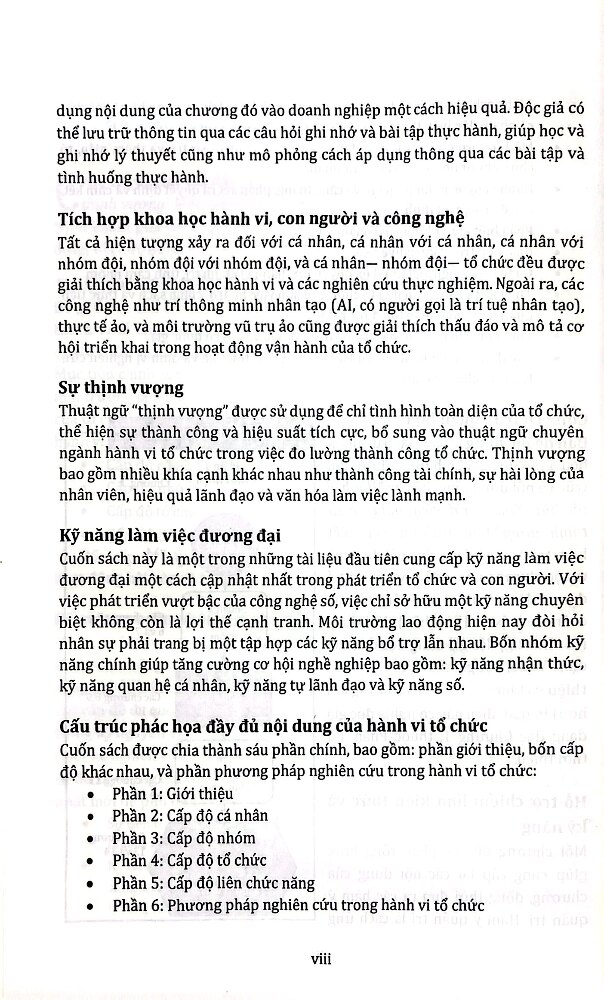 Hành Vi Tổ Chức Con Người, Công Nghệ Và Sự Thịnh Vượng (KT)