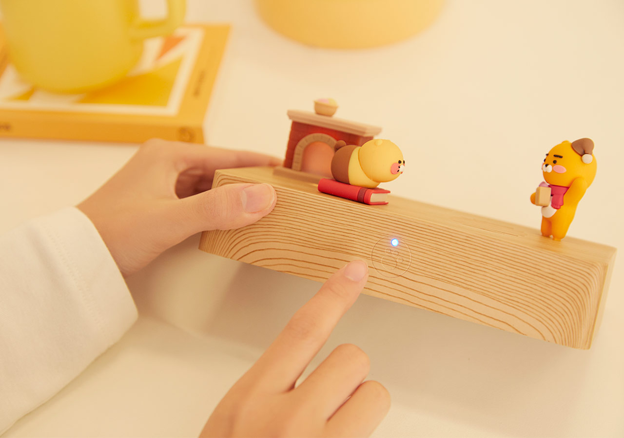 Loa Kèm Đèn Ngủ Ryan & Choonsik KAKAO FRIENDS - Hàng chính hãng