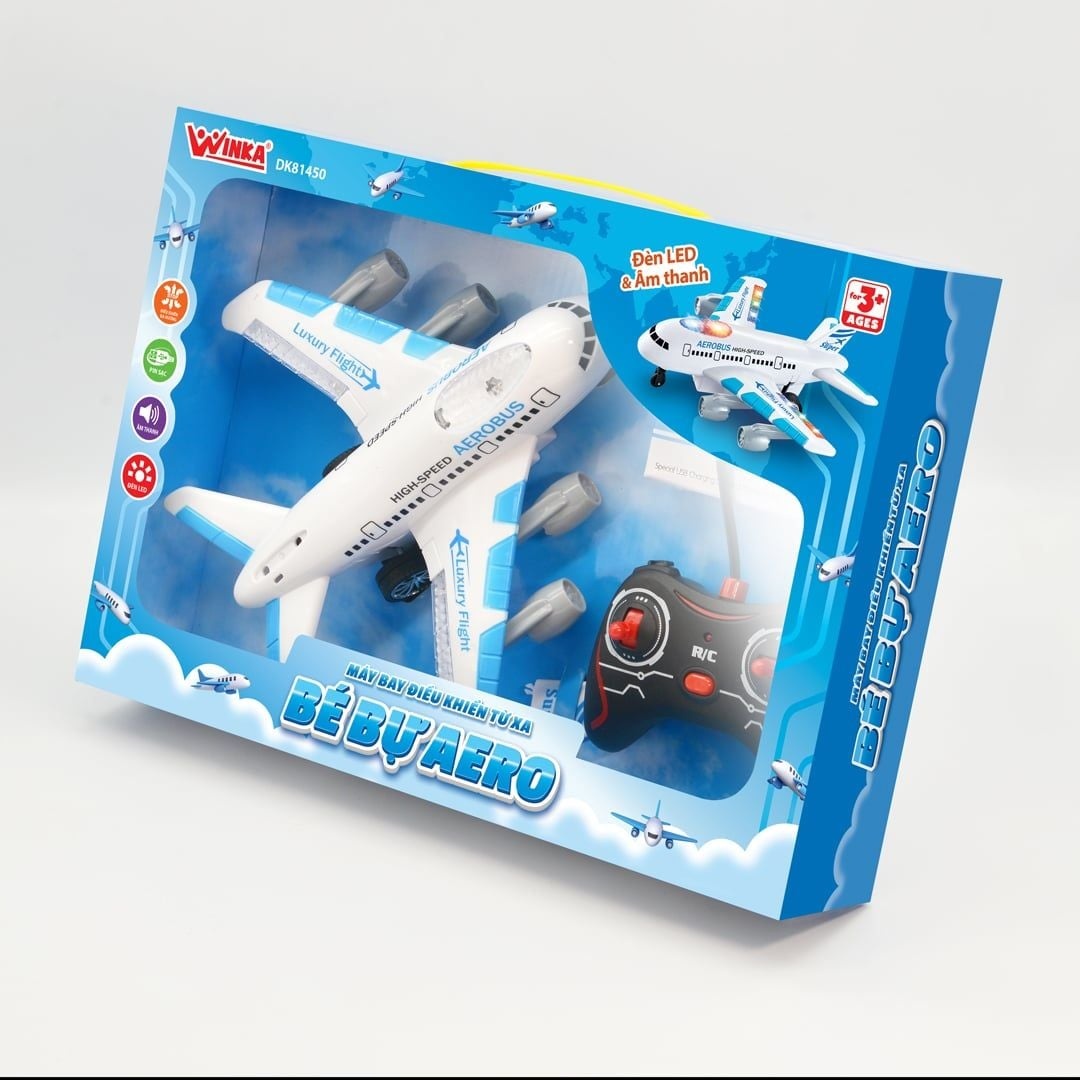 Đồ Chơi Duka: Máy bay điều khiển từ xa - Bé bự Aero, DK81450