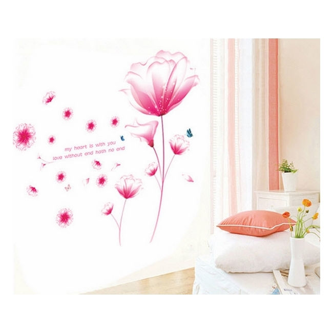 Decal hoa hồng ngọc PK203