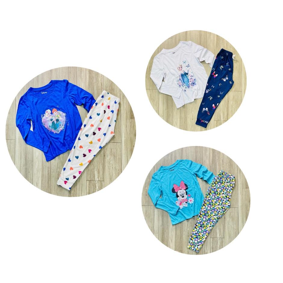 Bộ Bé Gái Dài Tay Disney ,10% GIẢM Quần Áo Thu Đông Cho Bé 11-45kgs