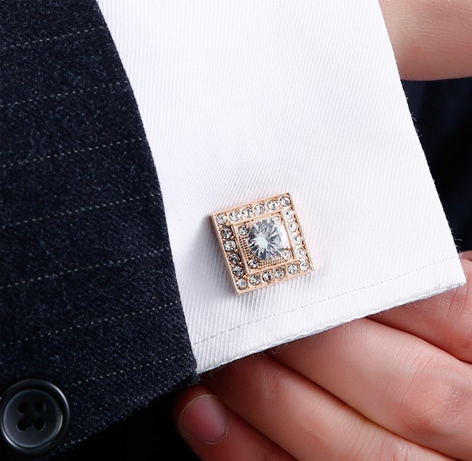 Khuy Măng Sét, Cufflink Cao Cấp QT2001