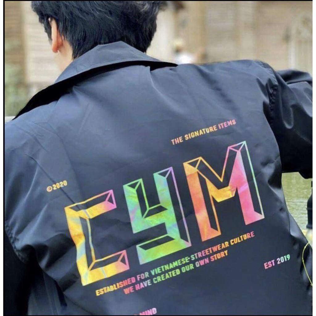 Áo khoác C.Y.M màu đen unisex năng động cá tính