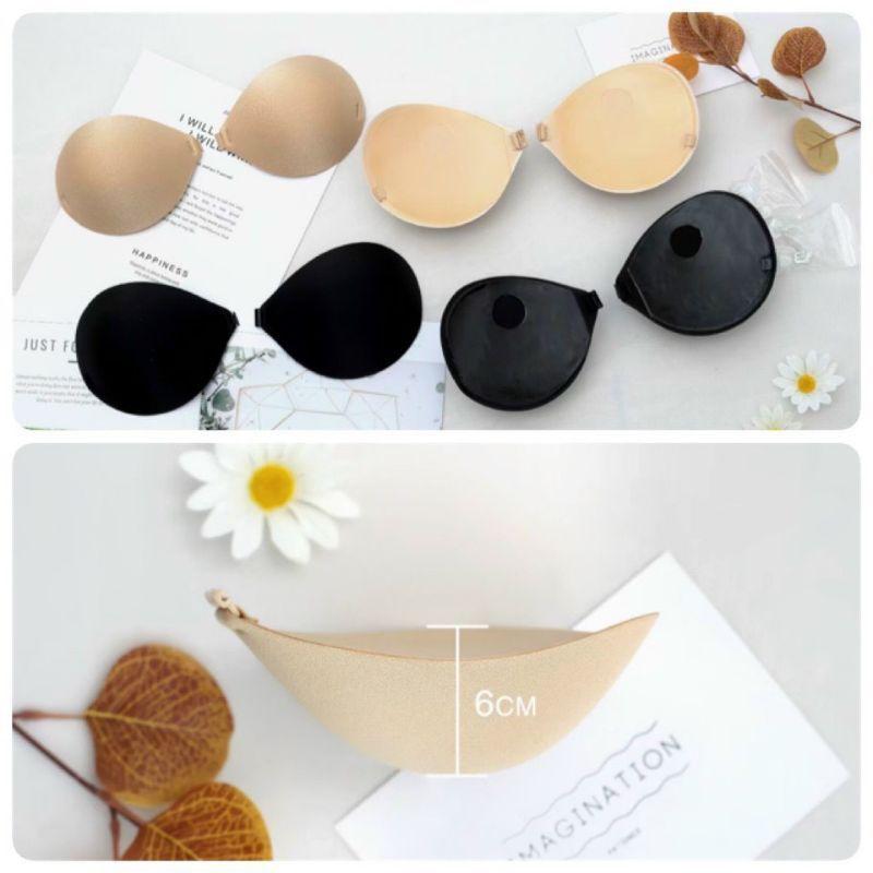 Áo lót dán cài trước mút dày 6cm dính siêu chắc an toàn cho da - miếng dán ngực đệm siêu dày