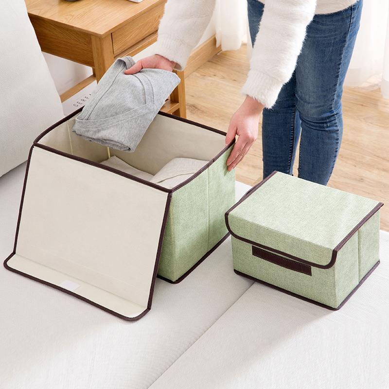 Hộp Vải Đựng Đồ ,Quần Áo,Đồ Cá Nhân,Ga Giường Có Thể Gấp Gọn Đựng Đồ Đa Năng Tiện Lợi
