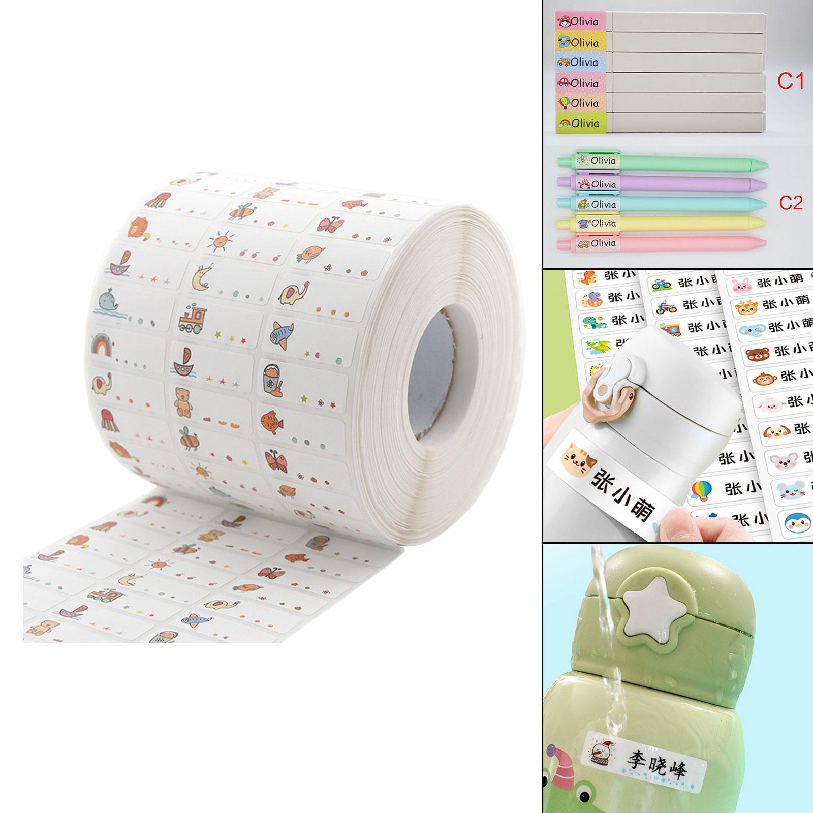 Name Labels Daycare Stationery Customize Stickers for Children School Office