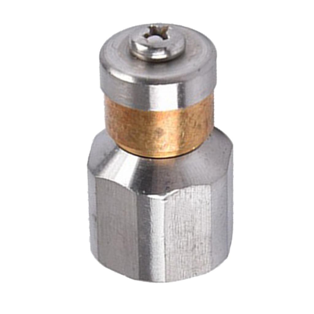 Áp Cống Vệ Sinh Đường Ống Thoát Nước Jetter Vòi Phun 3/8 Sợi Thép Không Gỉ