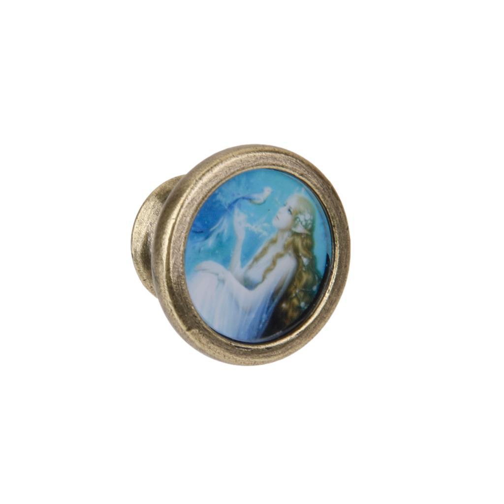 4xAssorted Vintage Brass Wardrobe Cabinet Door Cupboard Drawer Handle Knob 26