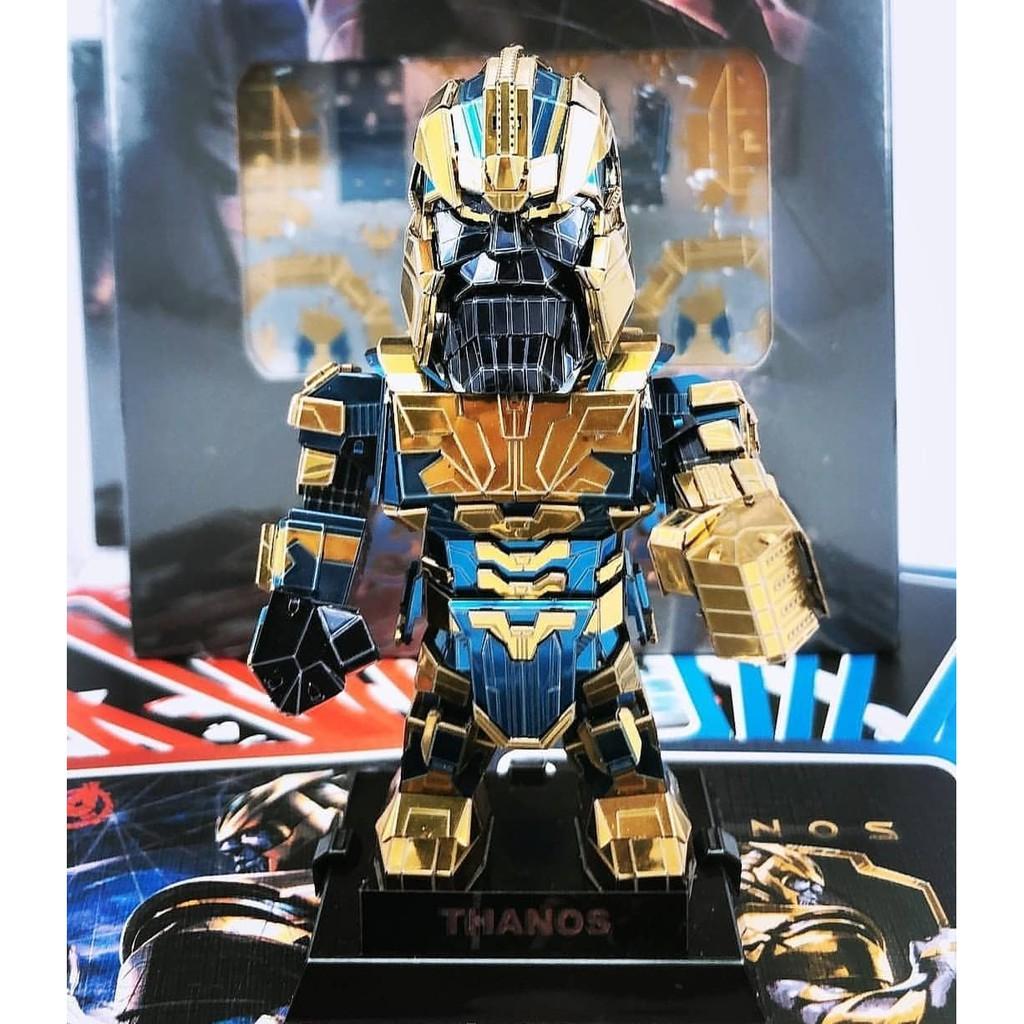 Mô Hình Lắp Ghép 3d Kim Loại thanos chibi