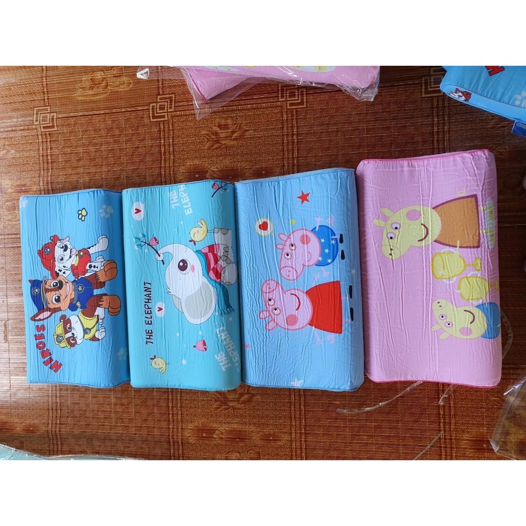 Gối trẻ em gối cao su non xiêu xinh các màu dành cho bé trai