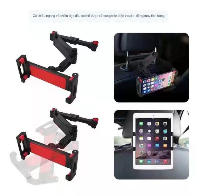 Chân Đế kẹp điện thoại máy tính bảng 2in1 sau ghế ô tô Phone Tablet Shelf In Back Seats
