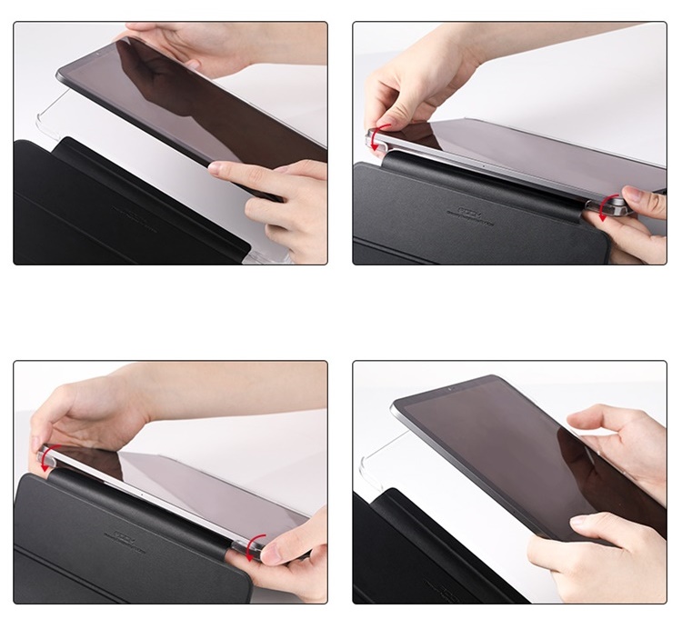 Bao da chính hãng ROCK Touch Series cho iPad Pro 12.9 2018 - Đen