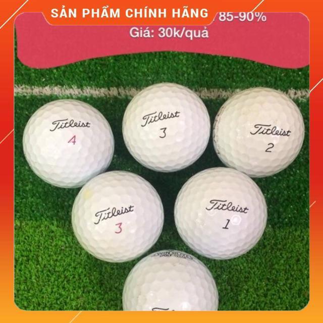 Combo 10 bóng golf Titleist ProV1 mới 90%