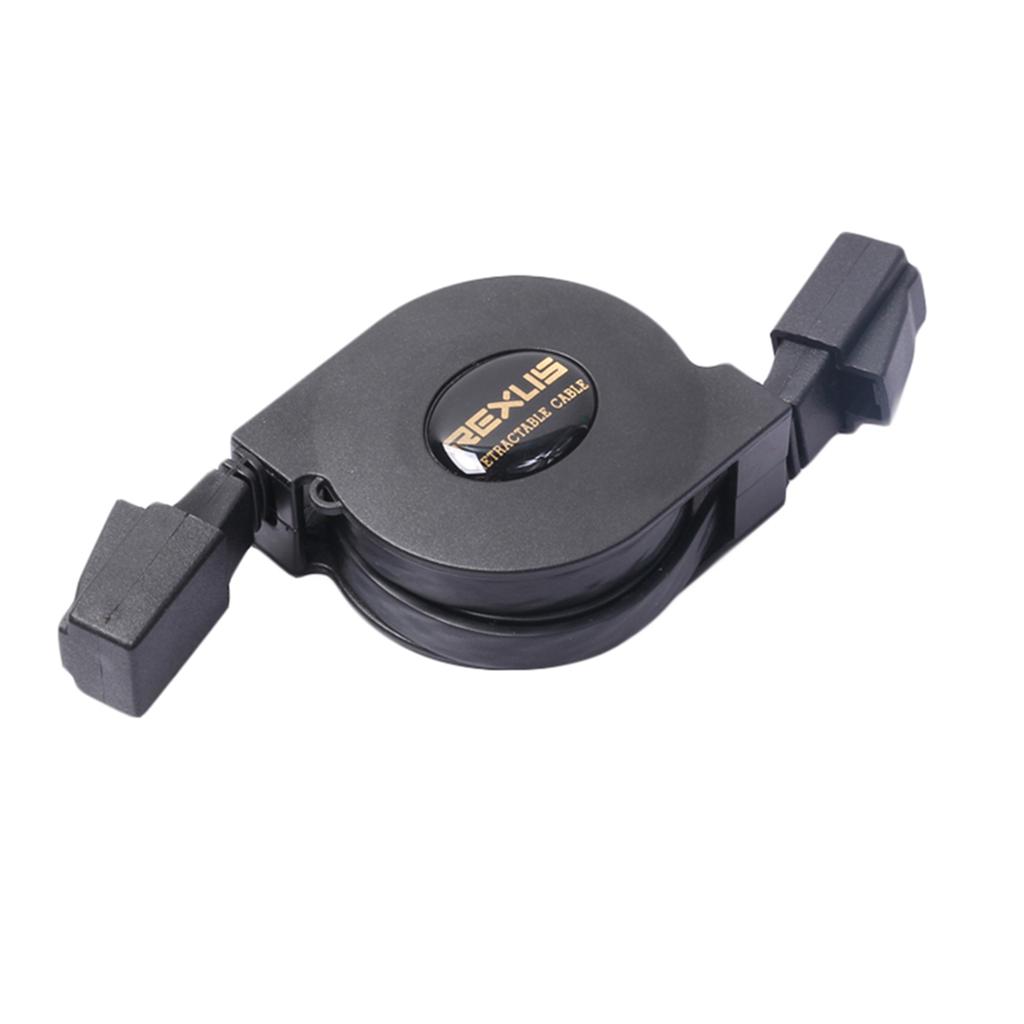 Ultra Flat CAT6 RJ45 Patch Ethernet LAN Lead Network Retractable Cable