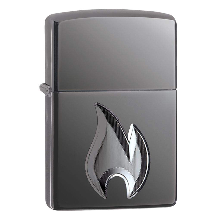 Bật Lửa Zippo 29928 – Zippo Armor Flame Design Black Ice