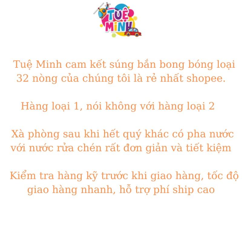 Súng bắn bong bóng, đồ chơi súng bắn bong bóng xà phòng loại lớn 32 nòng