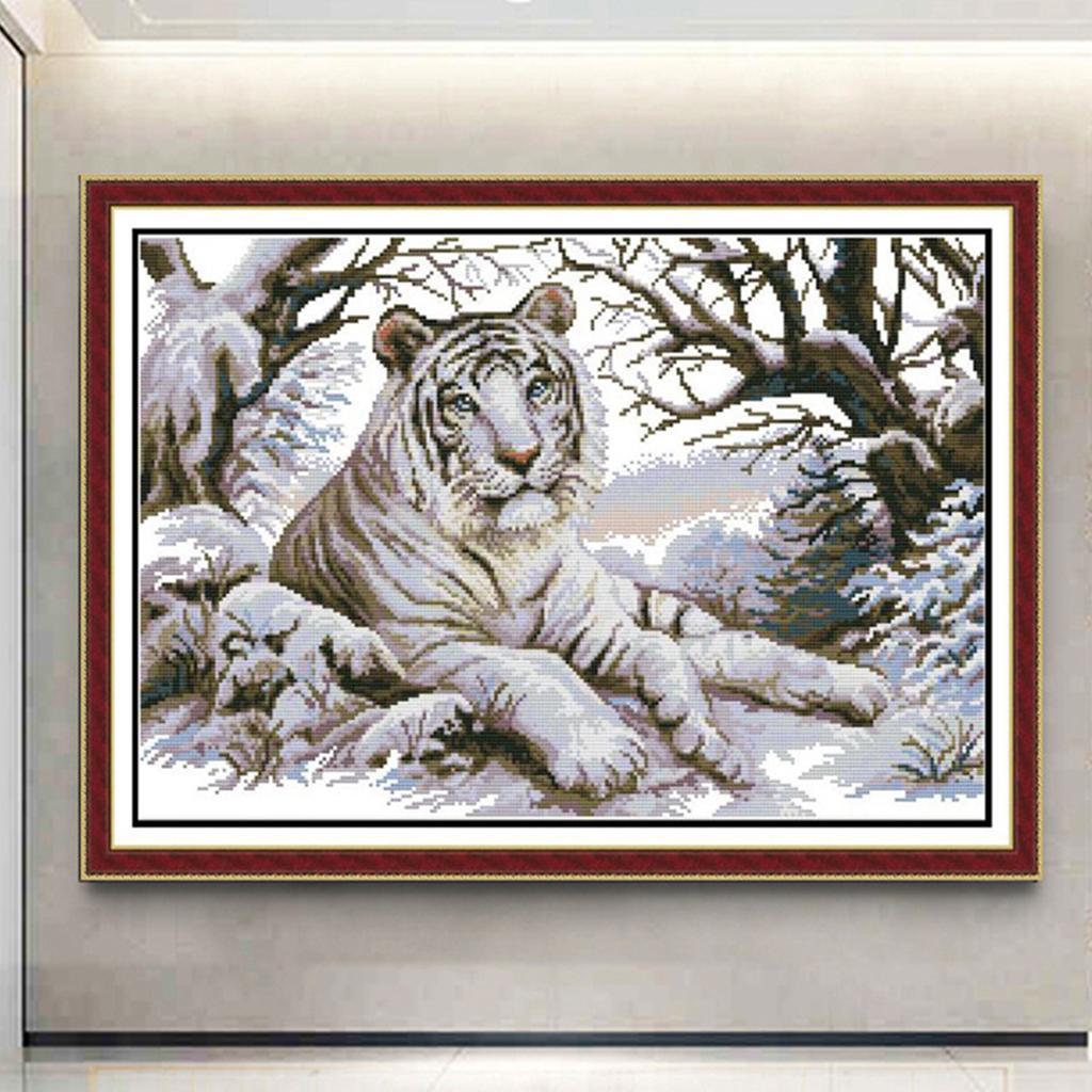 DIY Stamped White Stitch Kits Counted Embroidery Kits For Beginners