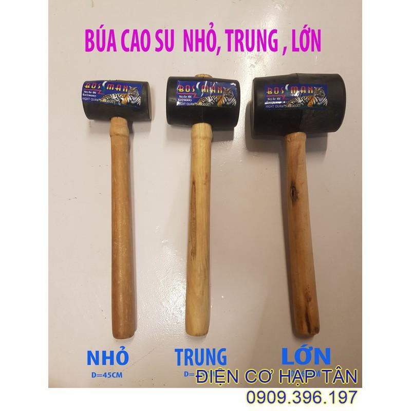 Búa cao su cán gỗ giá xưởng