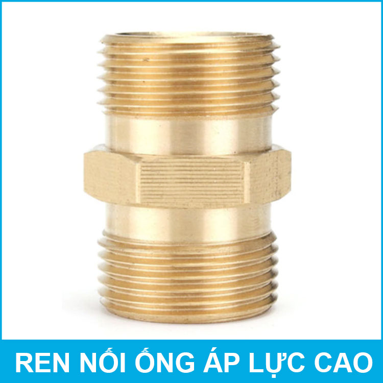 Ren nối ống dây áp lực cao ren 22mm