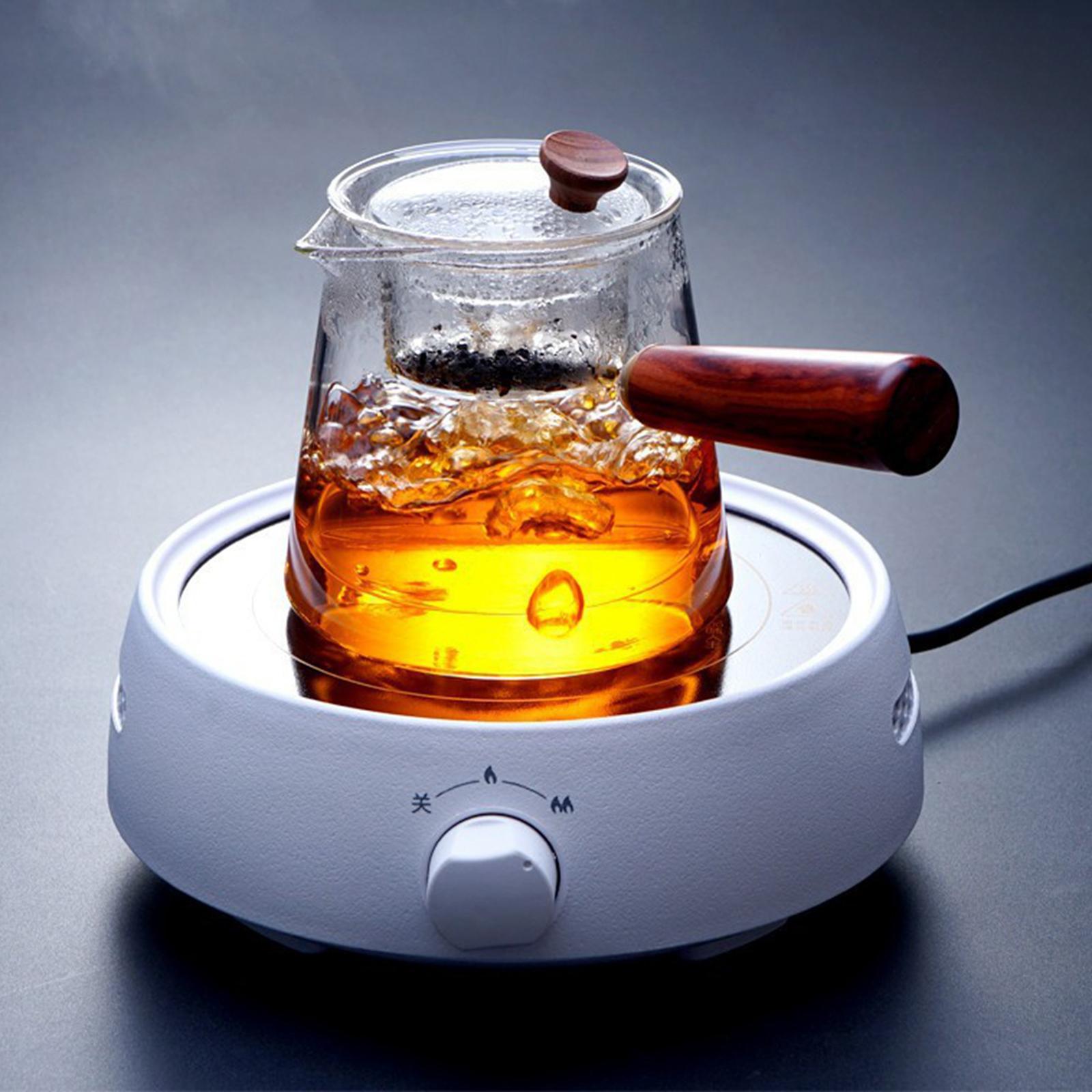 Glass Water Kettle Stovetop Tea Maker Glass Tea Pot for Office Kitchen