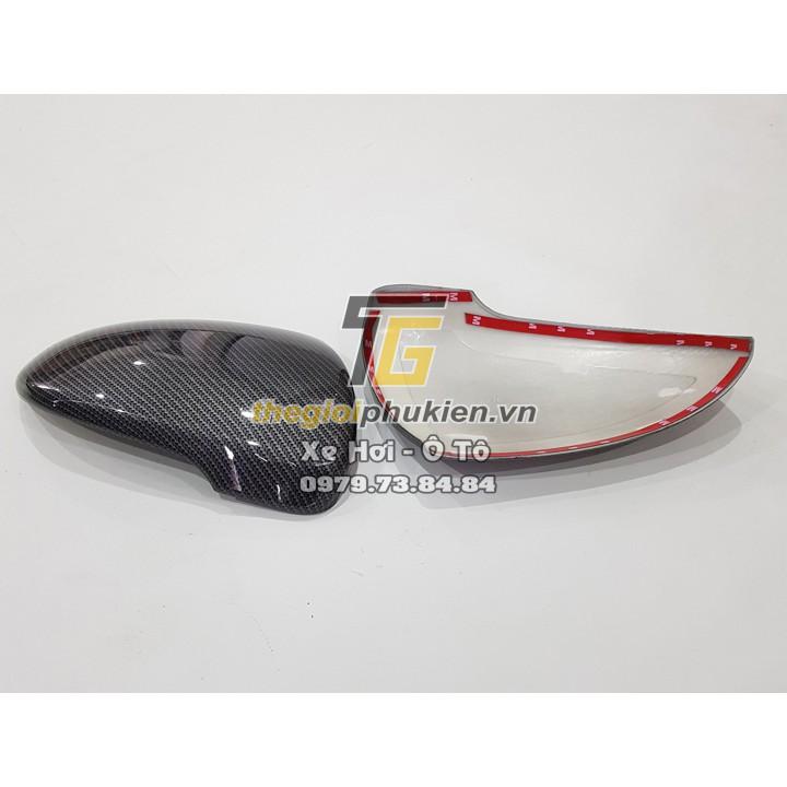 Bộ ốp gương chiếu hậu Hyundai Tucson vân Carbon cap cấp