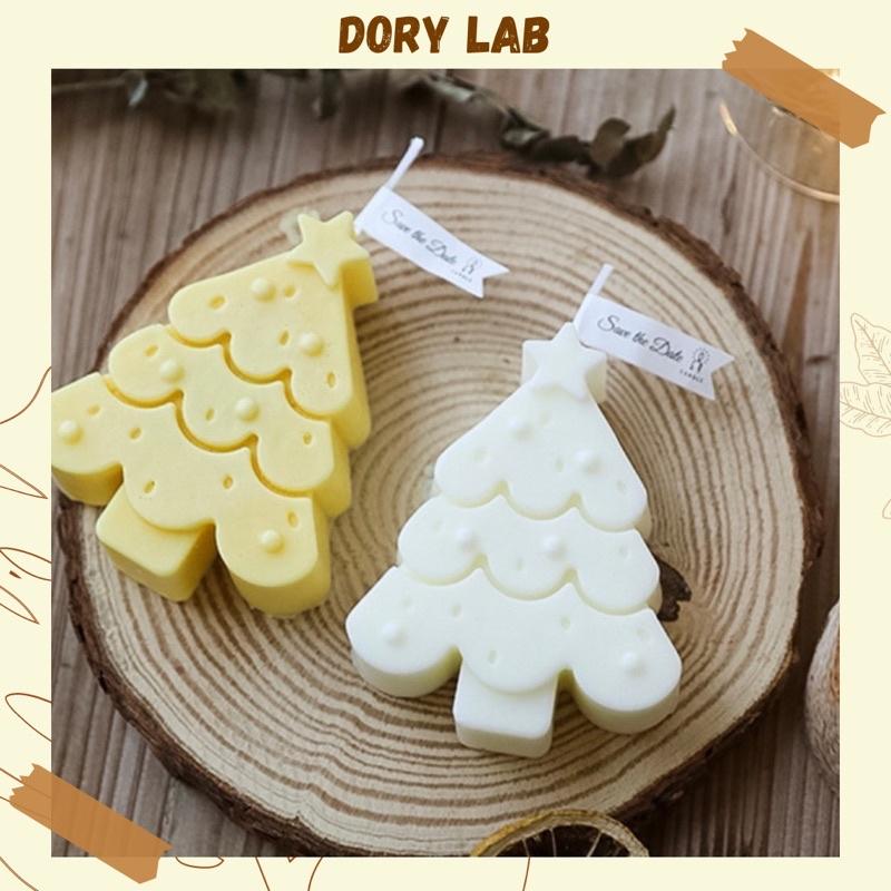 Nến Thơm Giáng Sinh Cây Thông 3 Tầng Nhiều Màu Sắc - Dory Lab