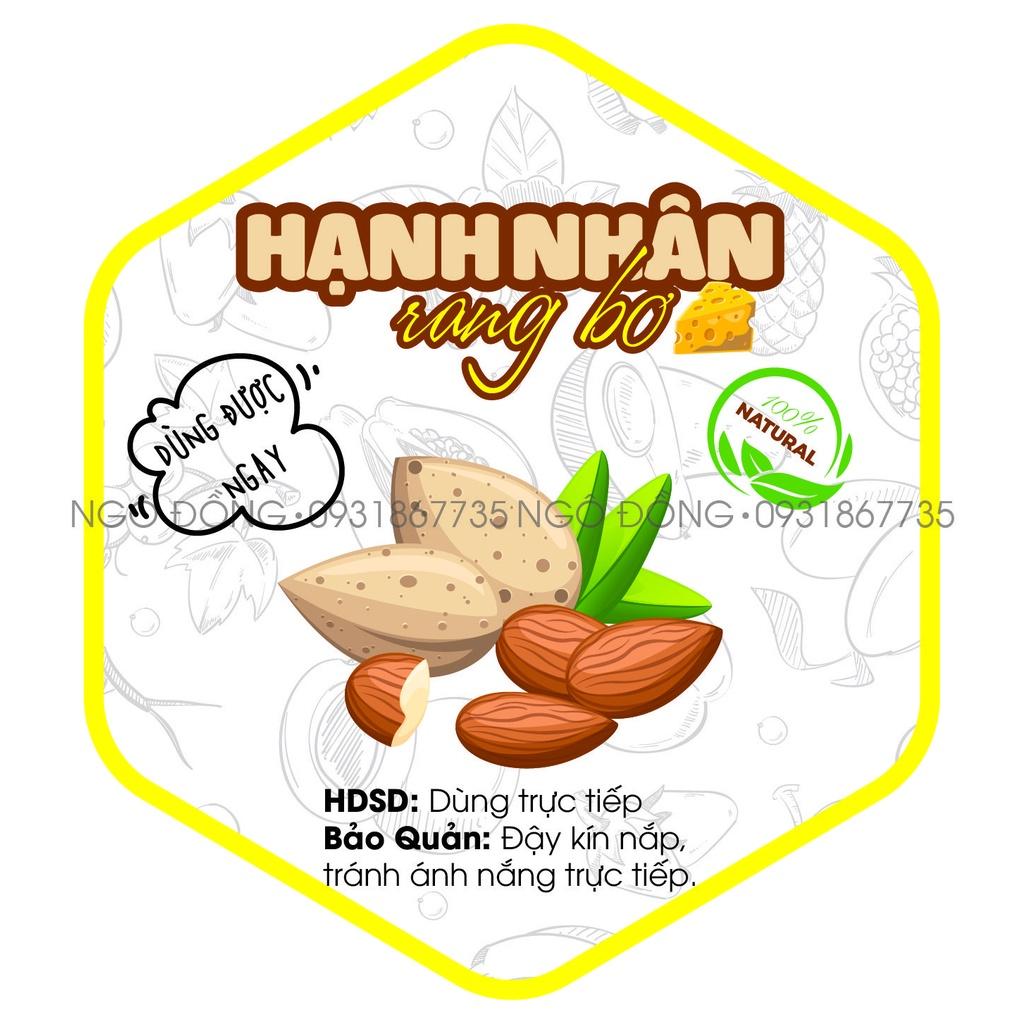 55 Tem lục giác các loại hạt mứt Tết 7*8cm
