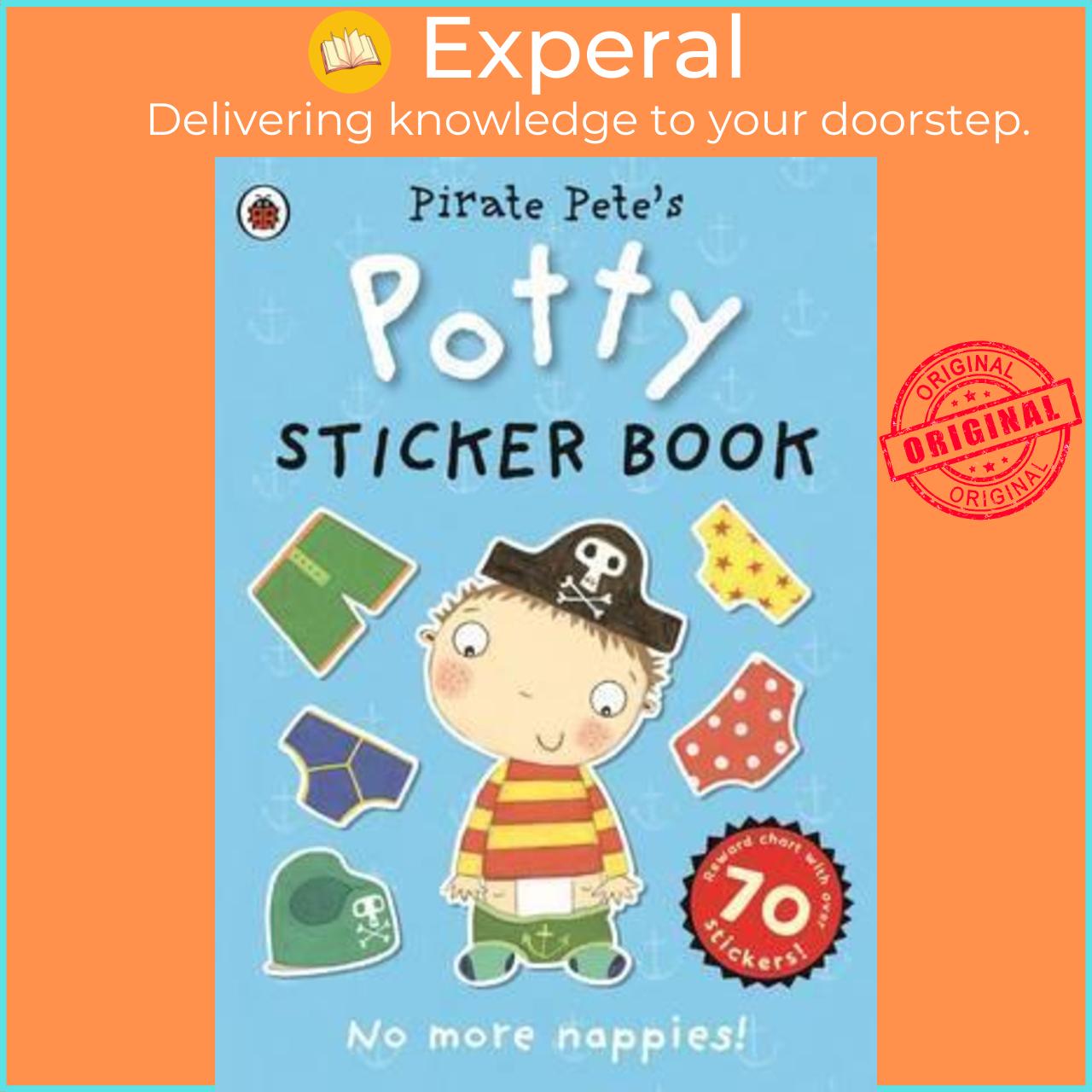 Sách - Pirate Pete's Potty sticker activity book by Ladybird