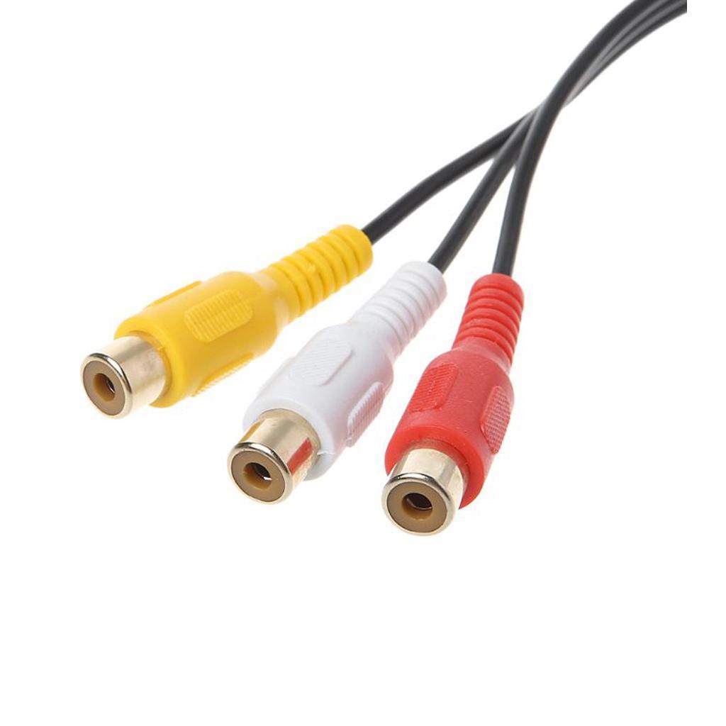 Audio Video Cable Car 3  Cable Adapter for  Replace Car Parts