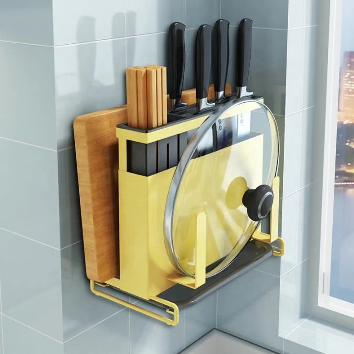 Kệ dao thớt nhà bếp, kệ nhà bếp inox đa năng SUS304