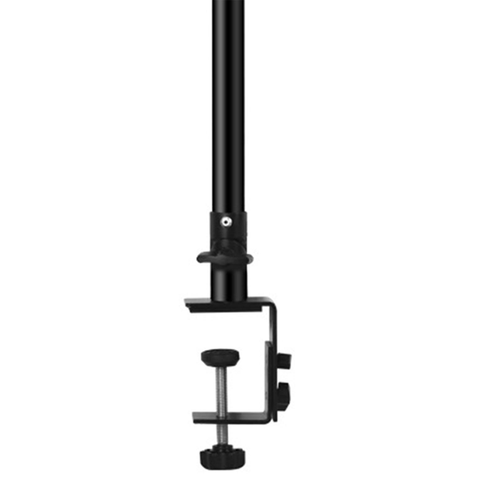 Live Streaming Desktop Bracket Kit, Retractable Aluminum Tabletop Stand Selfie Phone Holder for Makeup 6-10cm Width Phones Live Broadcast
