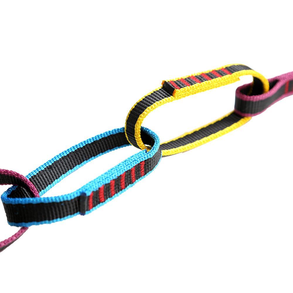 22KN 140 cm Rock Climbing Tree Rigging Sling Webbing Loop Daisy Chain Equip