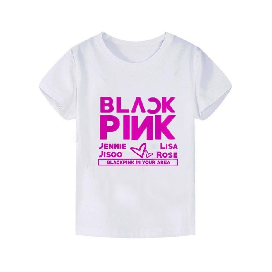 Áo phông Black Pink in Jennie Lisa Rose Jisoo idol kpop Hàn Quốc