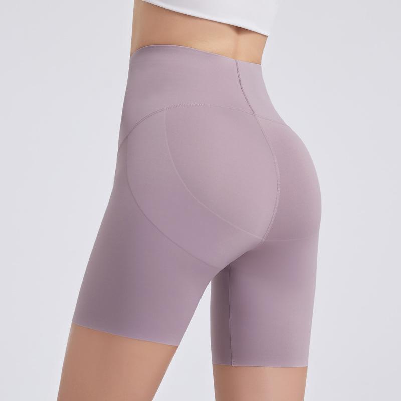 2021 Mới Tập Yoga Quần Short Thể Thao Cao Cấp Mông Thể Dục Chạy Bộ Tập Thể Dục Quần Legging Mềm Nhanh Khô Thoáng Khí 5 Điểm quần