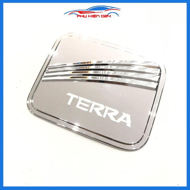 Ốp nắp bình xăng Terra 2018-2019-2020 mạ crom chống trầy trang trí ô tô