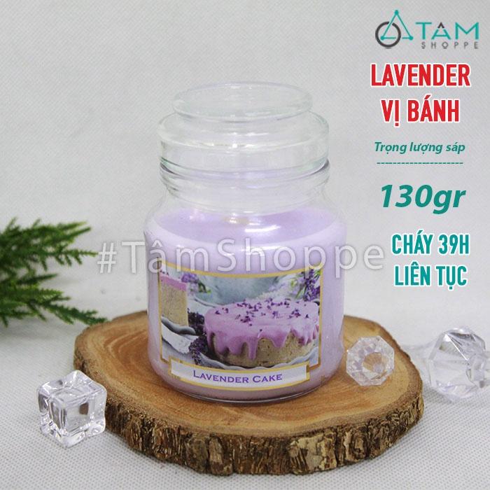 Hũ nến thơm thiên nhiên hương hoa lavender NT-04