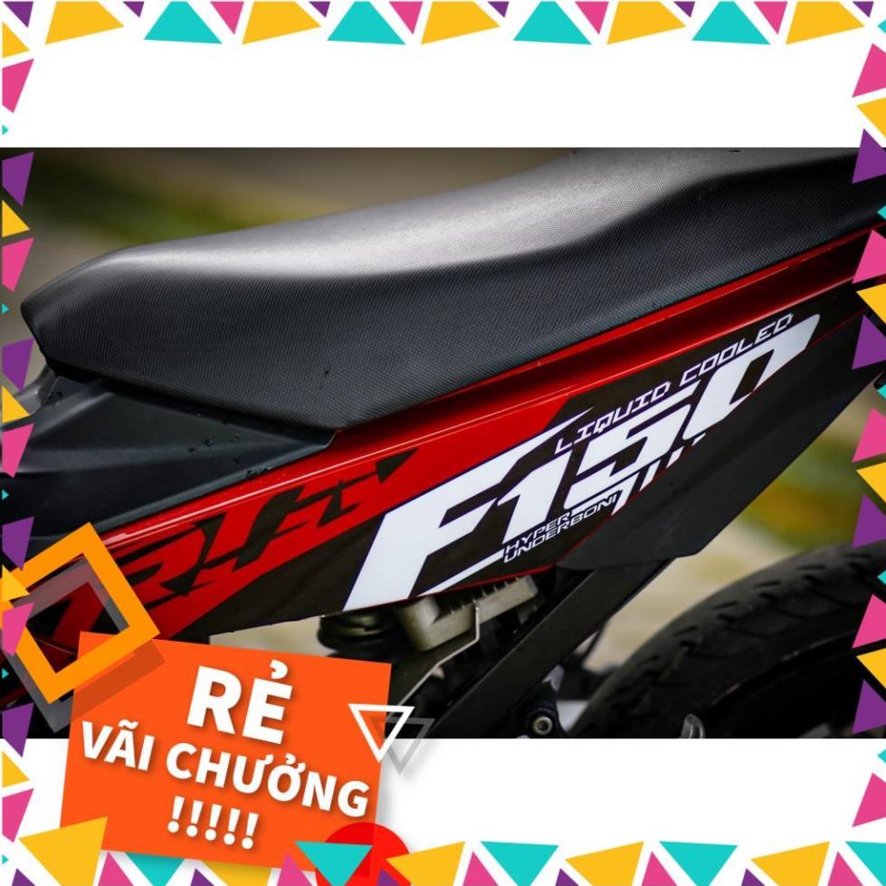 Tem Rời Raider FI Mẫu 2020 Đỏ Đen Trắng Chữ Satria F150