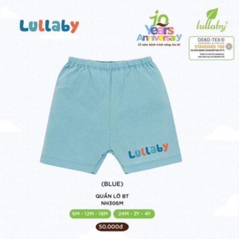 Quần đùi bé trai quần bỏ bỉm bé trai bé gái Lullaby chất cotton mềm mát
