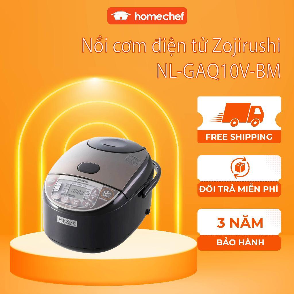Nồi cơm điện tử Nhật Bản Zojirushi 1L NL-GAQ10V-BM, 610W, sản xuất tại Nhật, bảo hành 3 năm| HÀNG CHÍNH HÃNG