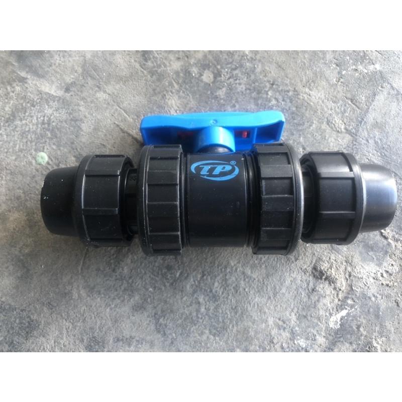 Val, khoá ống nước sạch HDPE phi 20 + 25