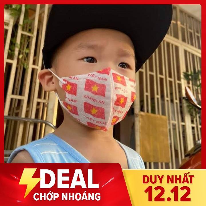 Hộp 10 cái Khẩu trang y tế Khánh An Kids Family dành cho trẻ em từ 1 đến 5 tuổi