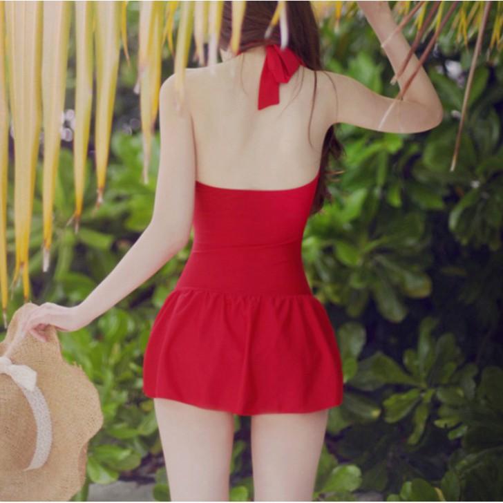 Đồ Bơi Tôn Dáng Dịu Dàng Nữ Tính (Đỏ) (bikini đồ bơi áo tắm), có size tới 70Kg