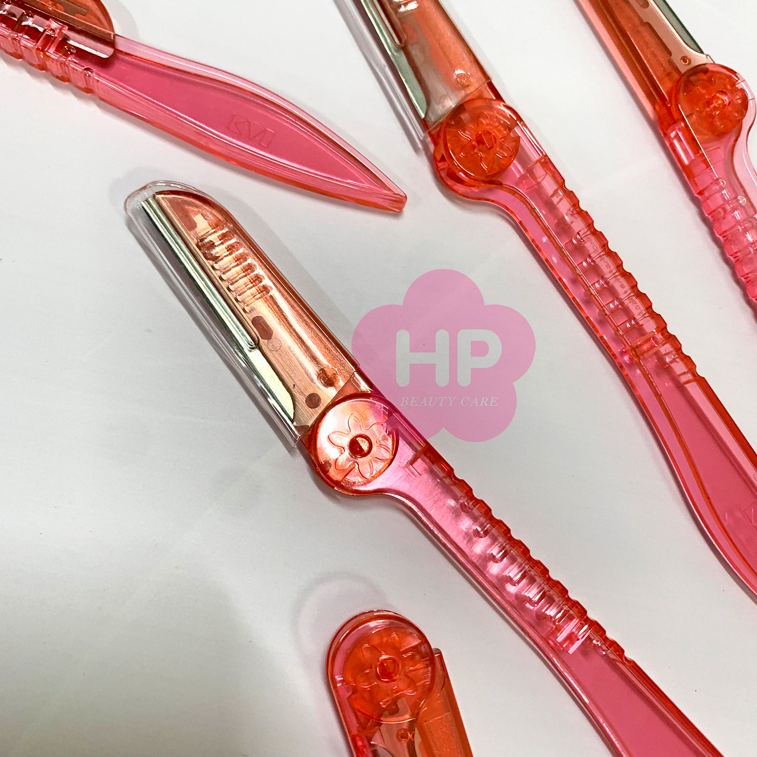 Dao Cạo Lông Mày Cán Gập Kai 12433 - 3P (Set 3 cây)
