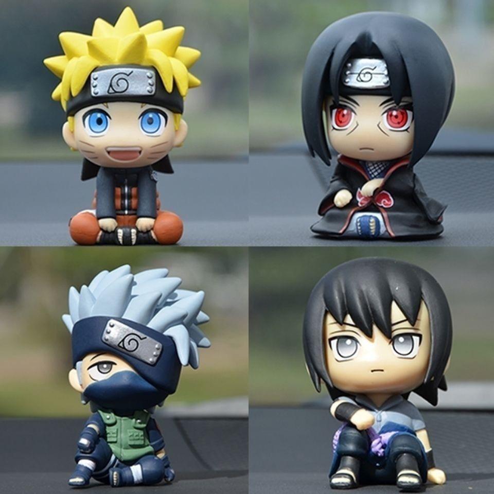 Set Mô hình Naruto chibi, bộ 4 mô hình nhân vật Naruto siêu đẹp (Naruto, Kakashi, Sasuke, Itachi