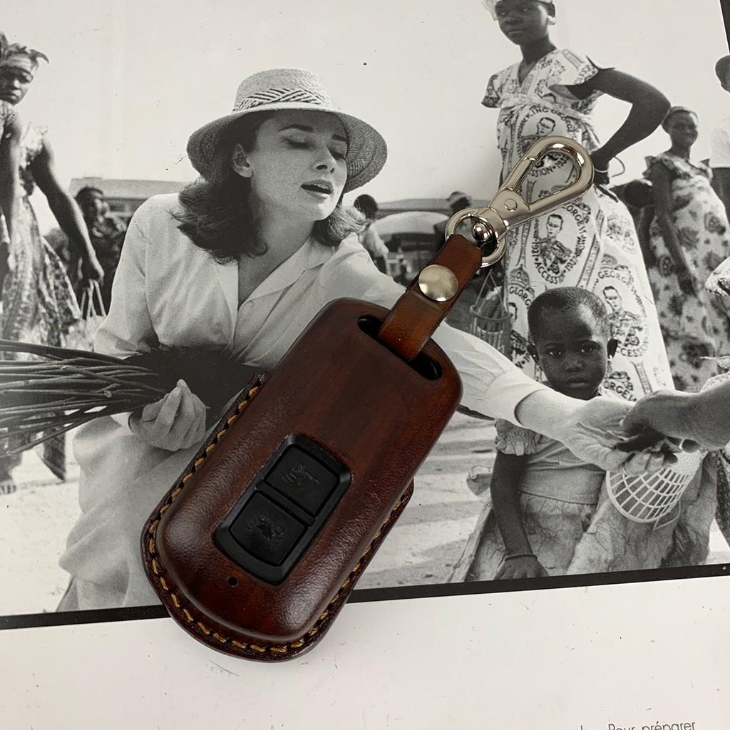 Bao khóa cho LEAD - H.o.n.d.a - đồ da thủ công - màu nâu - da bò nhập khẩu DT281