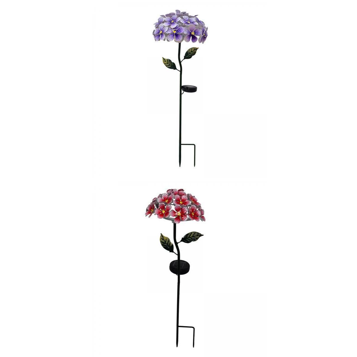 2pcs Waterproof Solar Garden Light Yard Walkway Patio Decor Garden Stake
