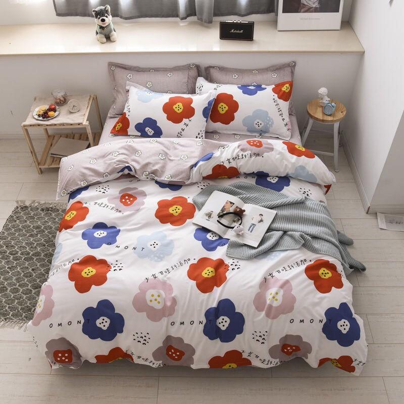 SÉT 4 MÓN POLY COTTON CHĂN GA GỐI