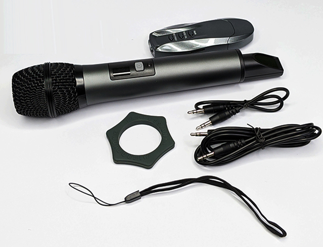 Micro karaoke dành cho ô tô BX7 - Micro không dây đa năng cao cấp - Lọc Âm, Chống Hú, Chống Ồn Và Méo Tiếng Giúp Âm Thanh Phát Ra Trong Trẻo, Mượt Mà - Biến loa vi tính thành loa karaoke - Dùng được cho cả loa kéo, amply, mixer, tivi - Hàng nhập khẩu